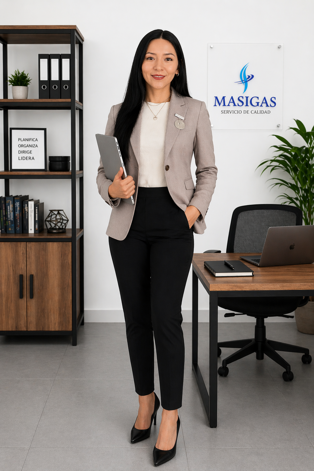 Asesora MASIGAS Proyectos en oficina Lima — instalación de gas natural