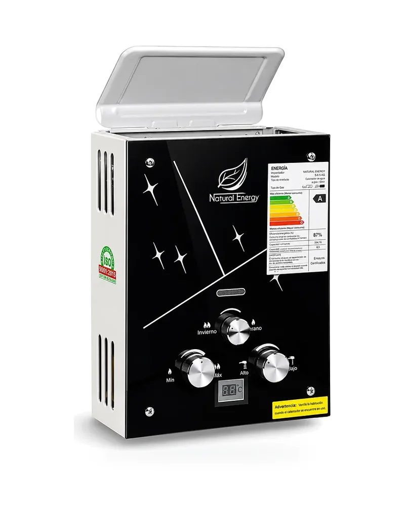 Terma 5.5 L Premium a gas natural marca Natural Energy