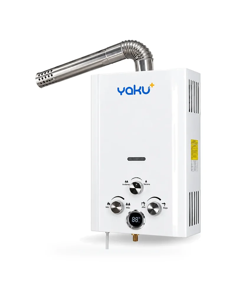 Terma 10 L Tiro Forzado a gas natural marca Yaku